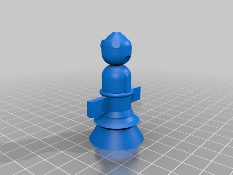 Miniatura 5 do modelo 3D Spacecraft Chess