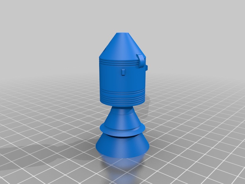 Miniatura 7 do modelo 3D Spacecraft Chess