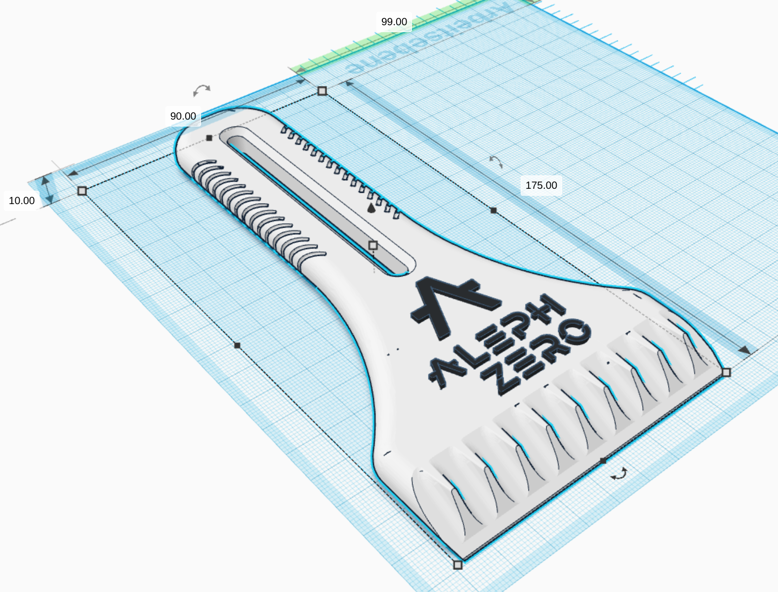 Aleph Zero Ice Scraper 3D model thumbnail