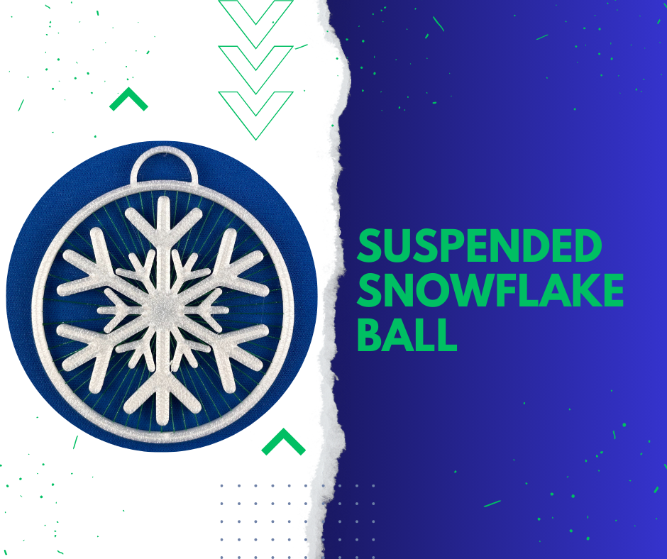 Suspended Snowflake Ball