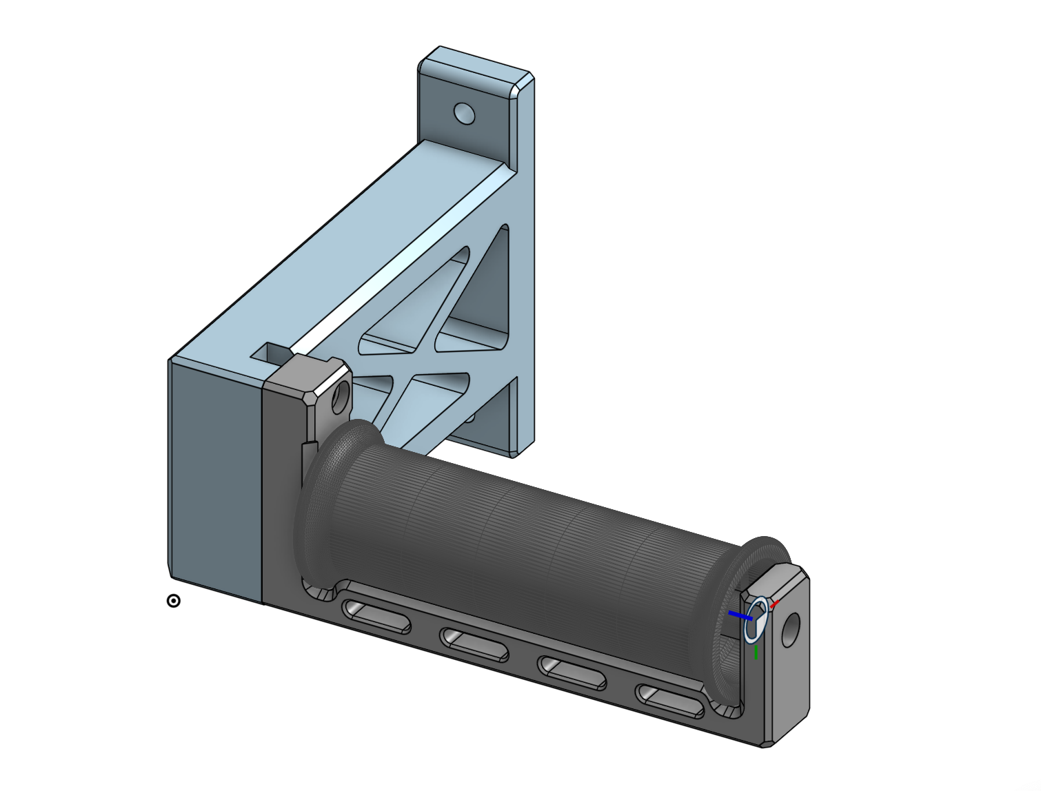 Voron 0.1/2.4 Roller Spool Holder for 1515/2020 Profile 90 degree angle bracket