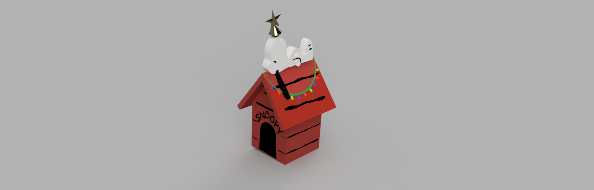 Snoopy's Doghouse Christmas Ornament