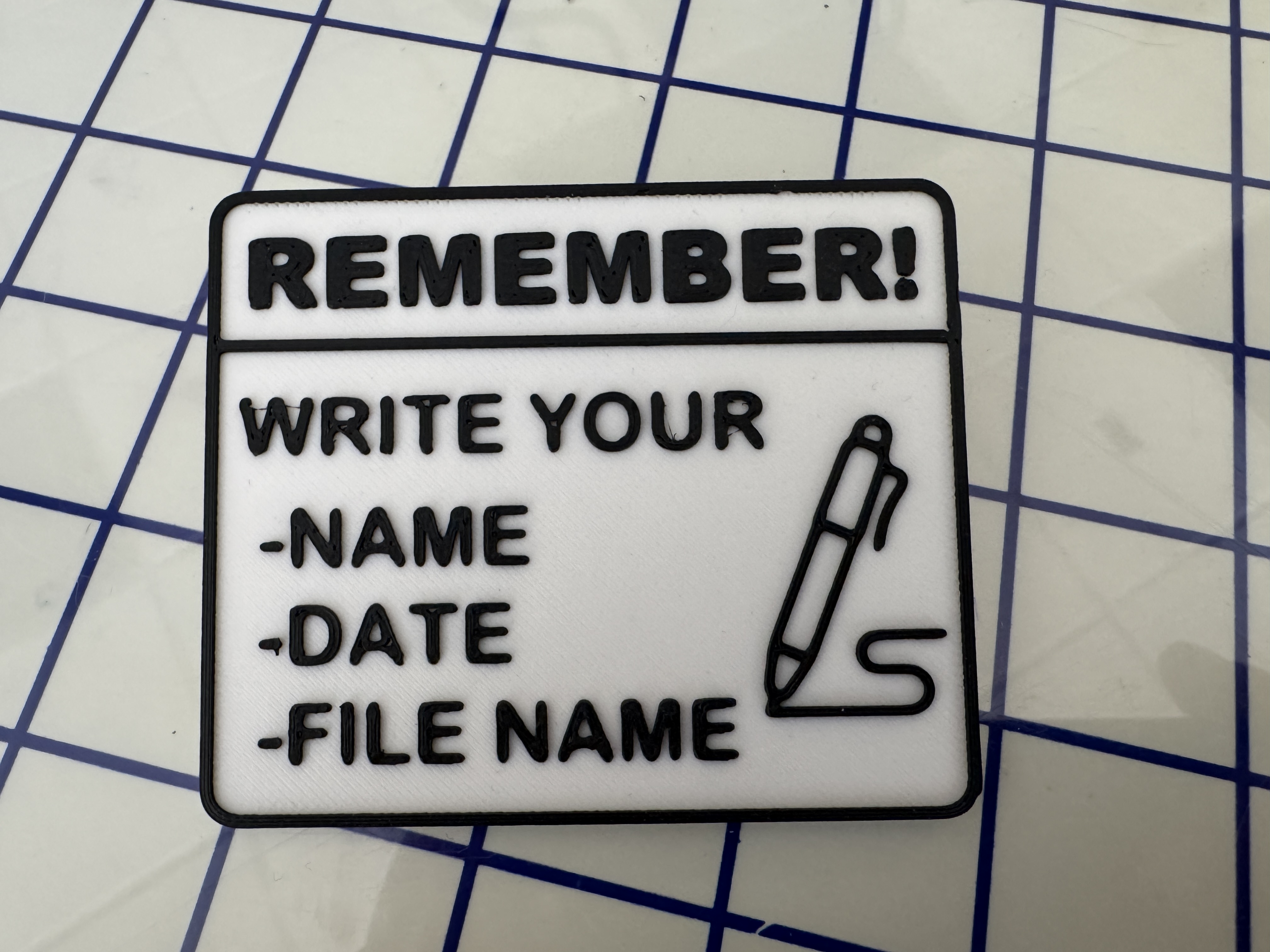 Write Your Name Sign