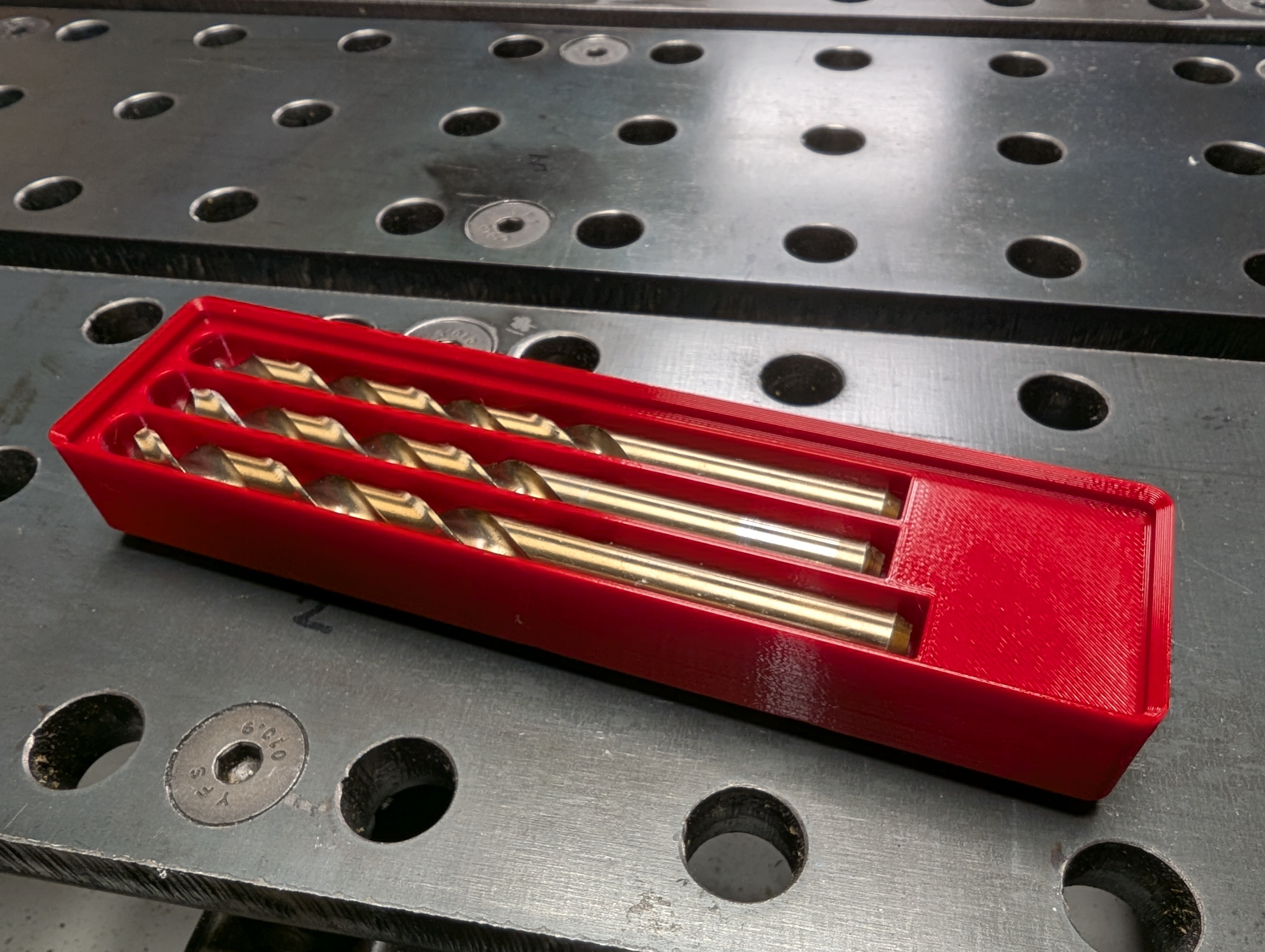 Gridfinity Drill Bit Holder 9-10mm