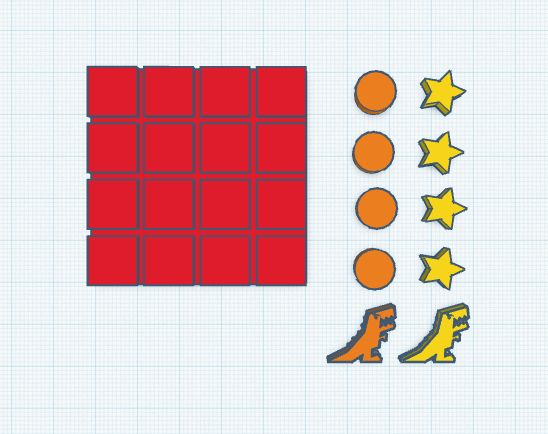 Dino checkers