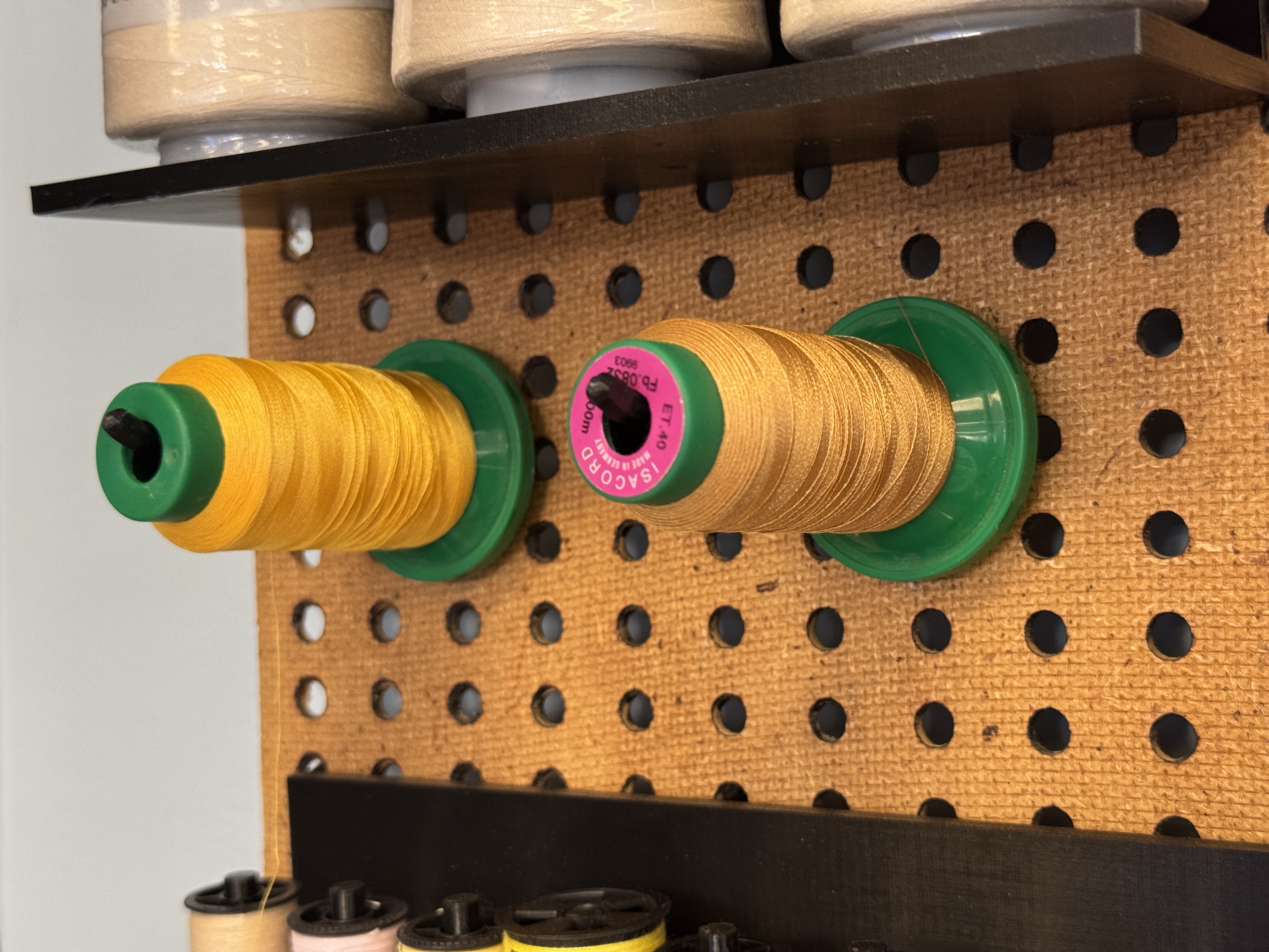 Pegboard Spool Holder