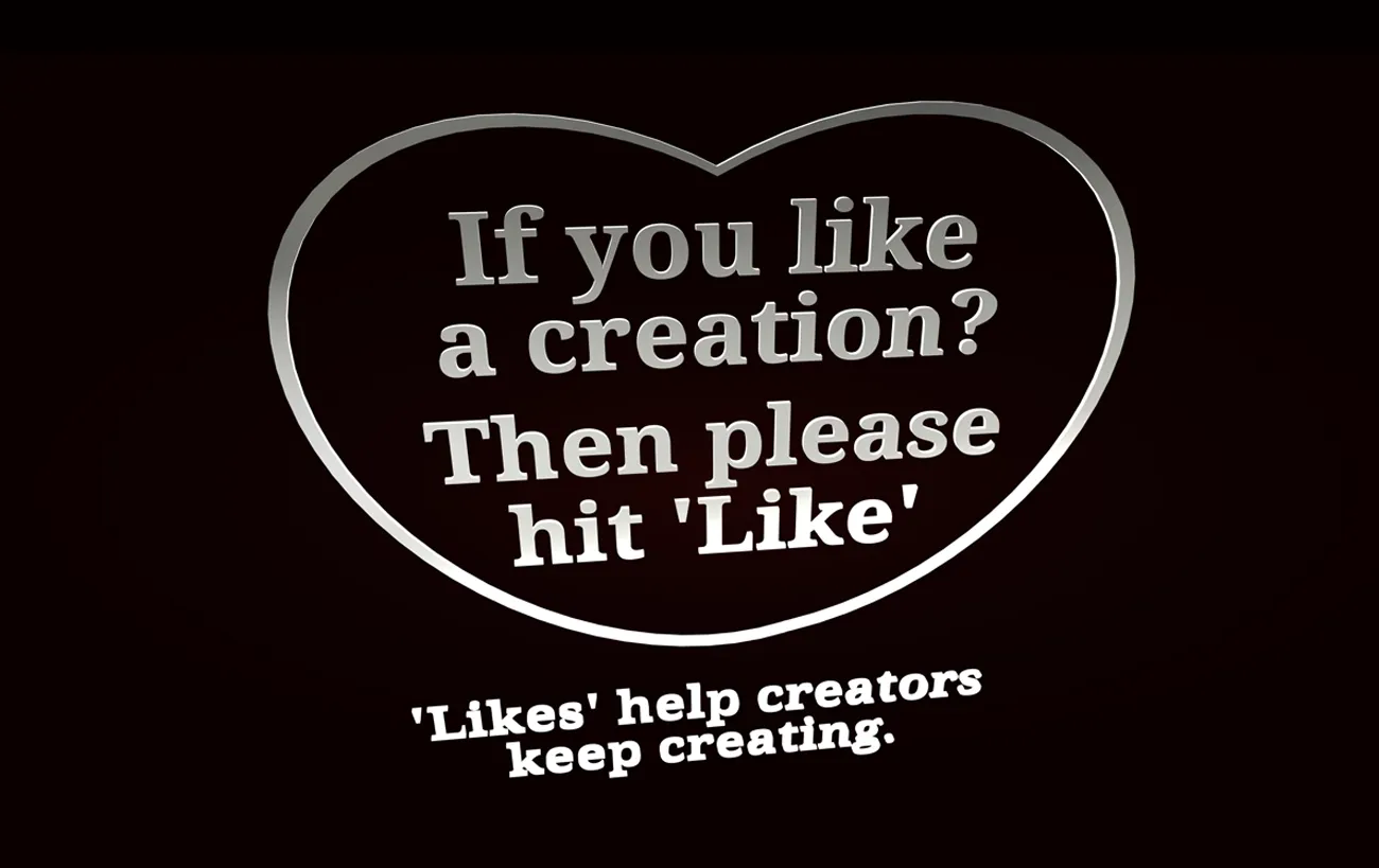 Without likes? Creators lose interest and stop sharing their work.