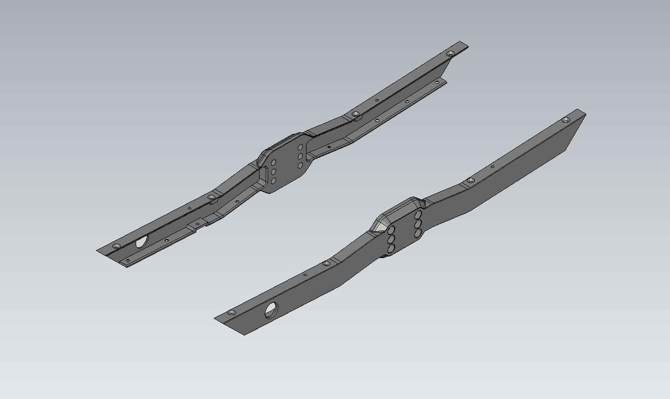 Thunder rails with no logos