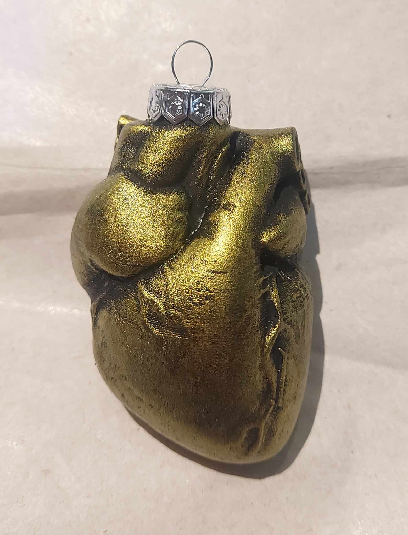 Anatomical heart ornament