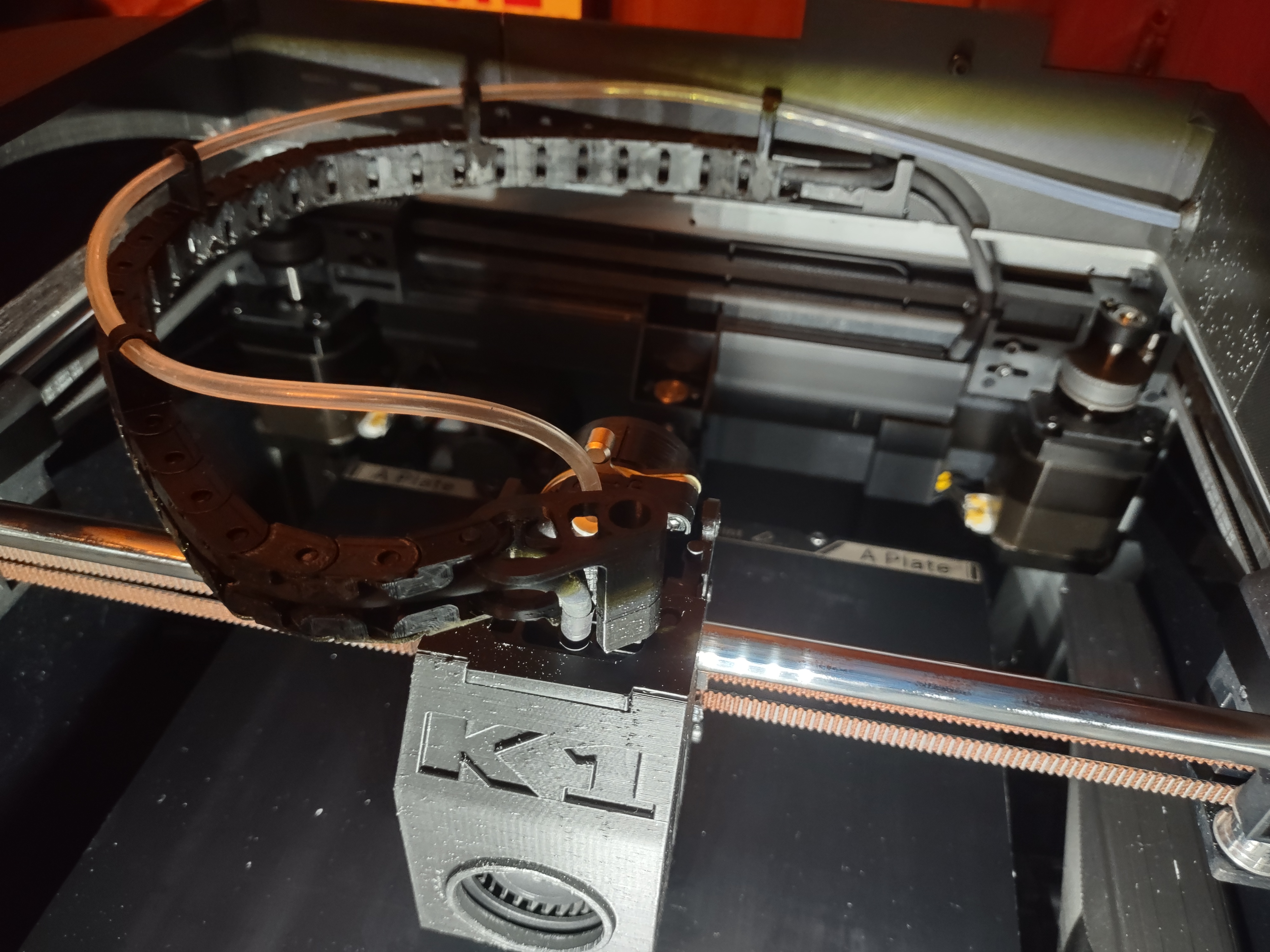 Creality K1 Cable Chain Sagging Fix with Bowden tube