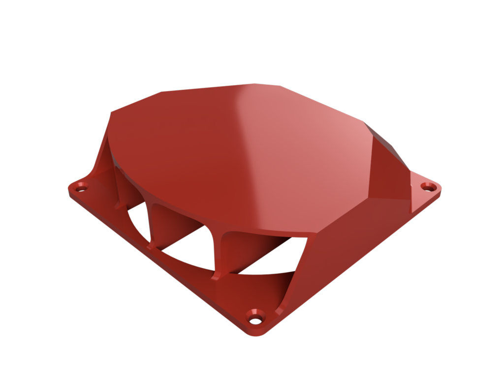 Fan cover flow direction - 92 mm