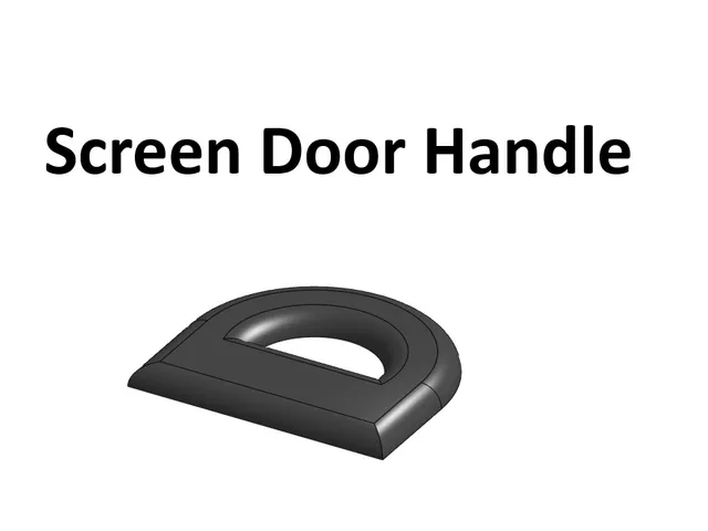 Small Screen Door Handle