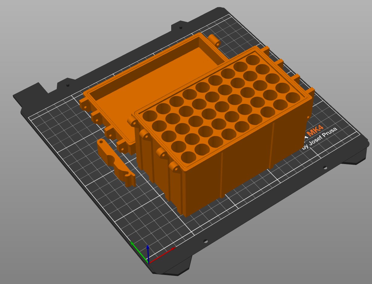 Super Customizable Rugged Box in OpenSCAD - Batteries and More Edition