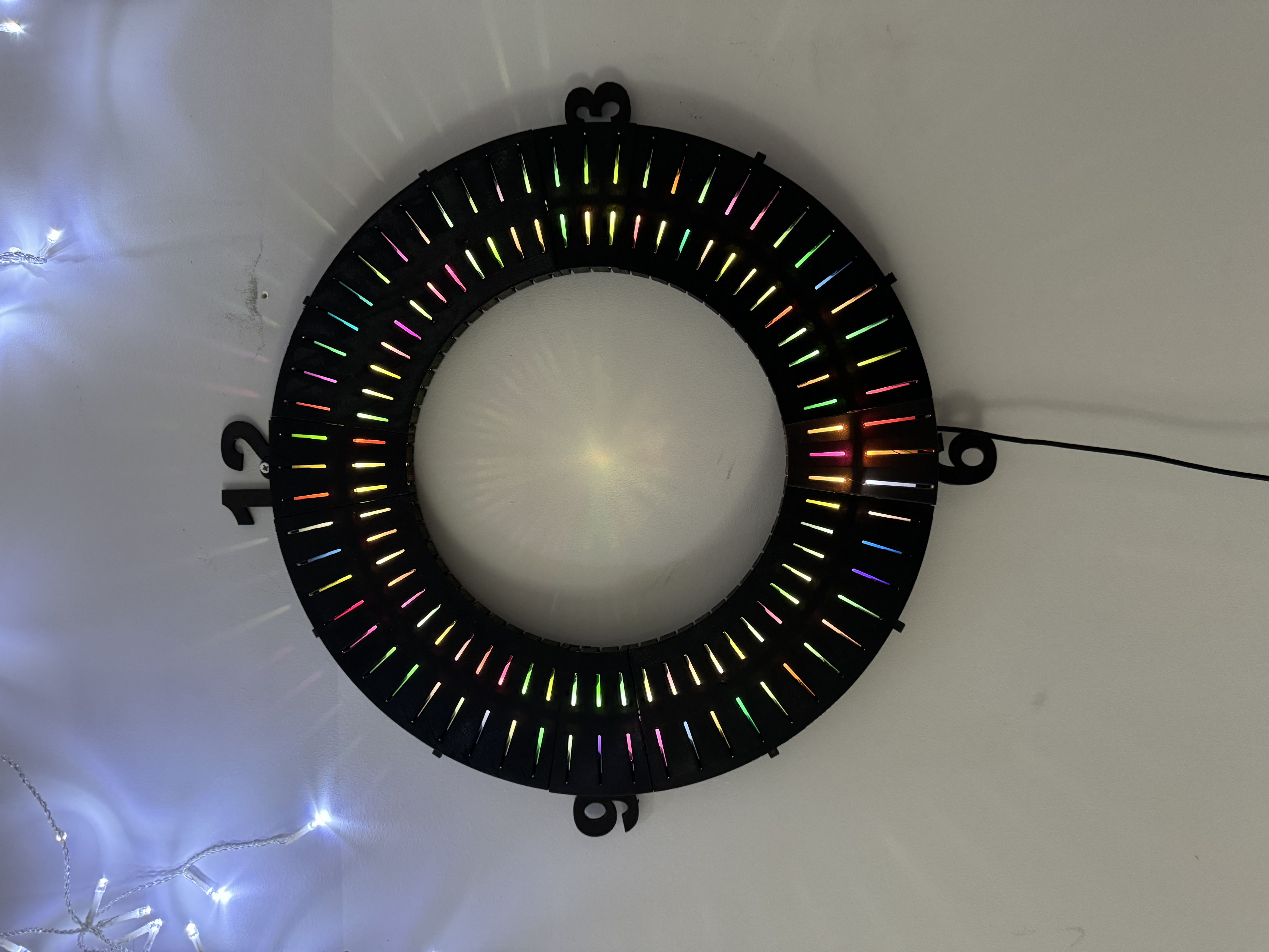Unique LED hands clock — miniatura 5