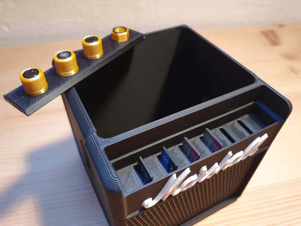 AMP Desk & micro SD Organizer