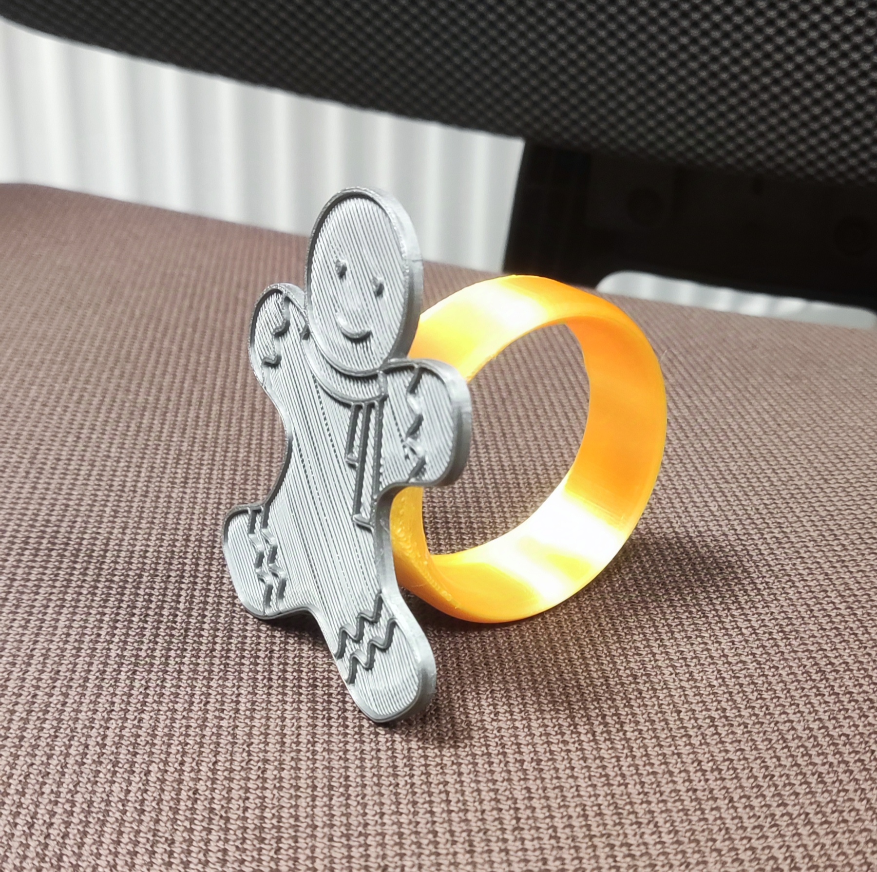 Christmas napking ring holder