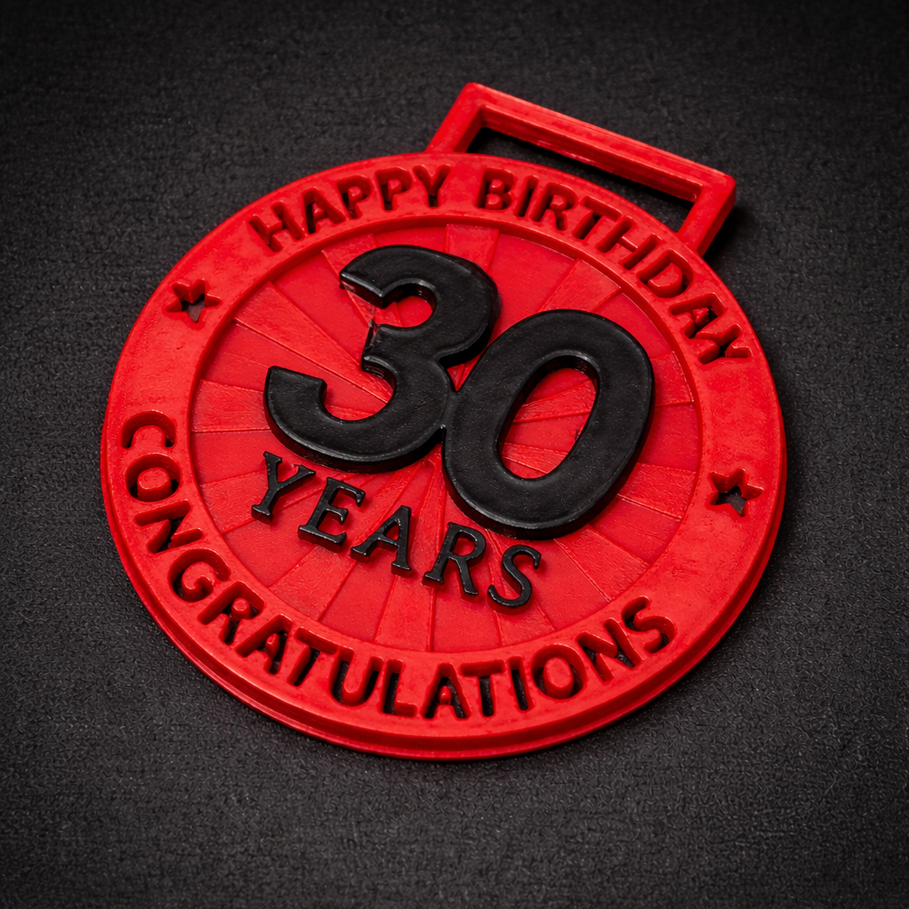 30th Birthday Medal