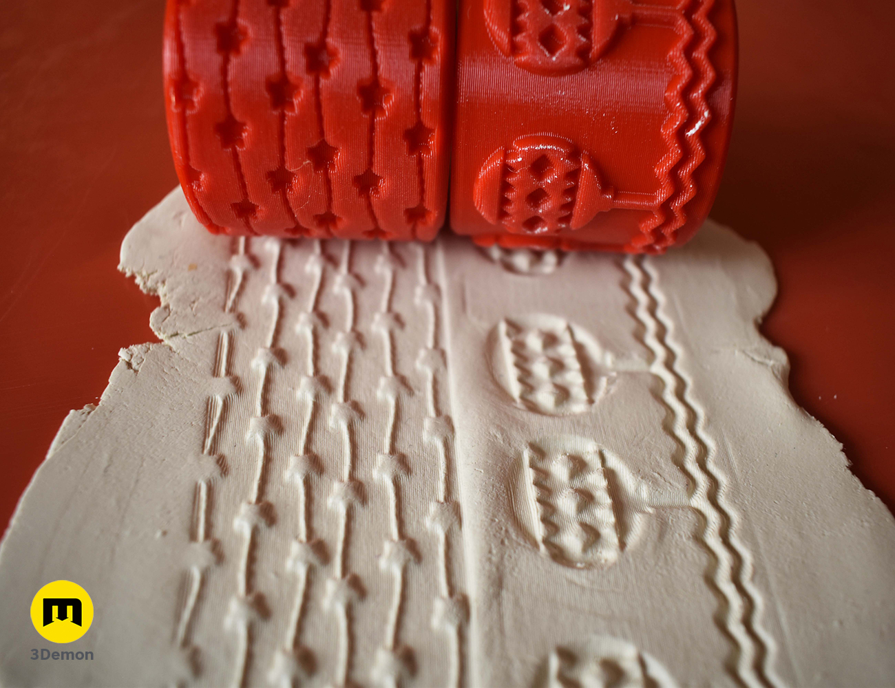 Miniatura 20 do modelo 3D Christmas Texture Rollers