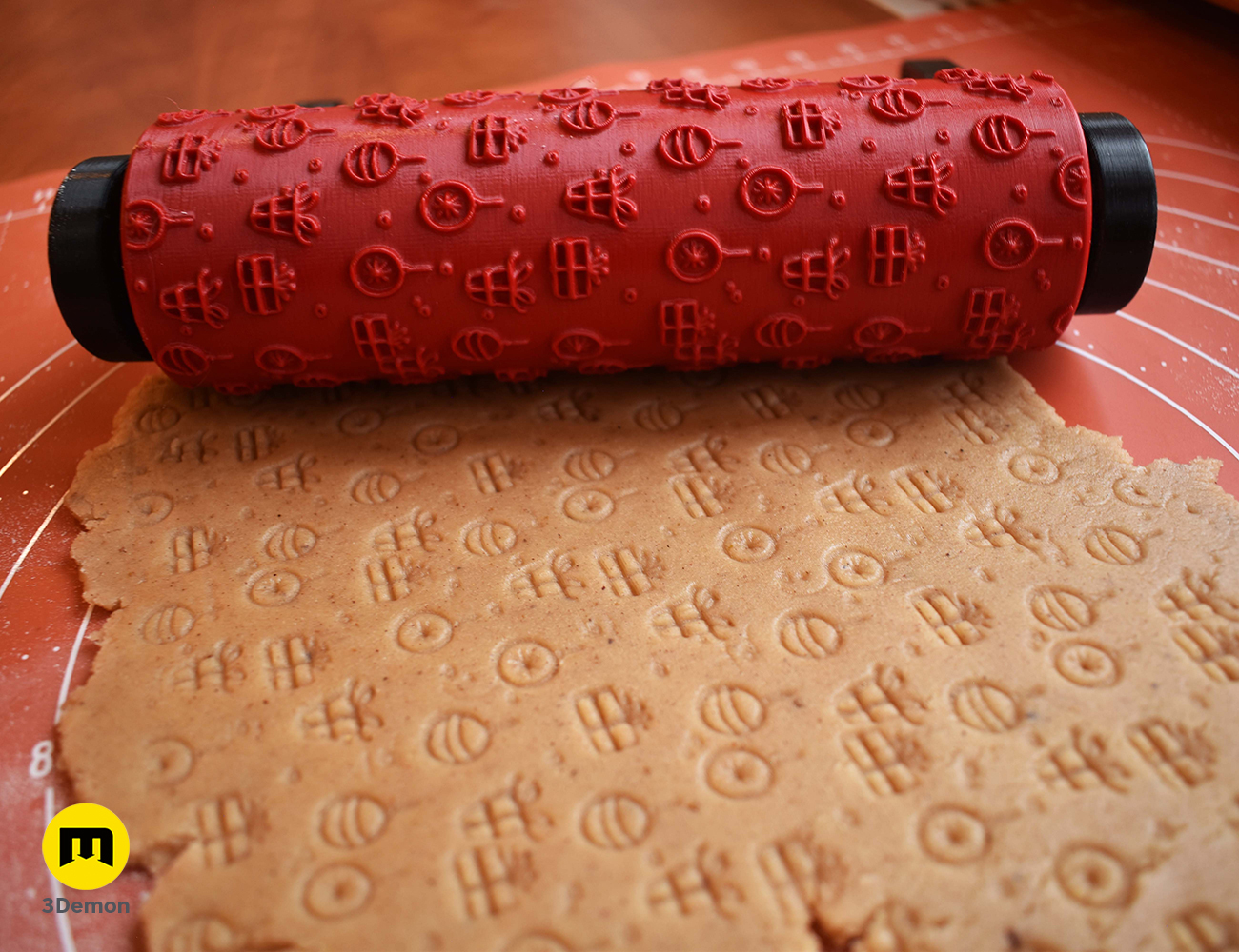 Miniatura 6 do modelo 3D Christmas Texture Rollers