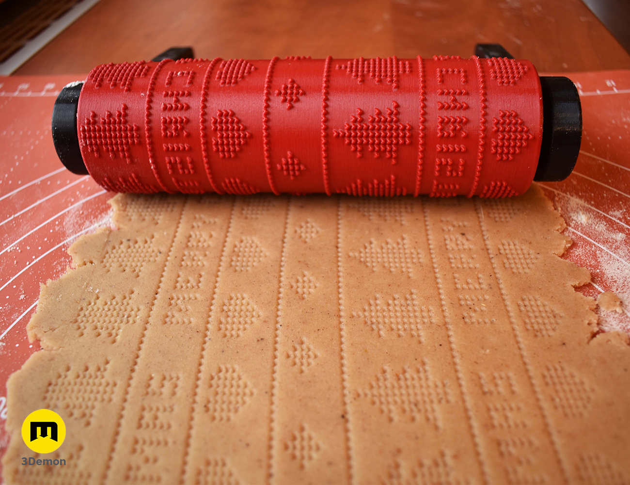 Miniatura 17 do modelo 3D Christmas Texture Rollers