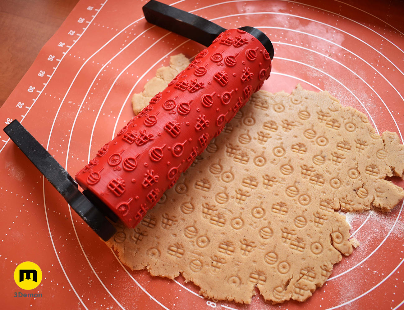 Miniatura 16 do modelo 3D Christmas Texture Rollers