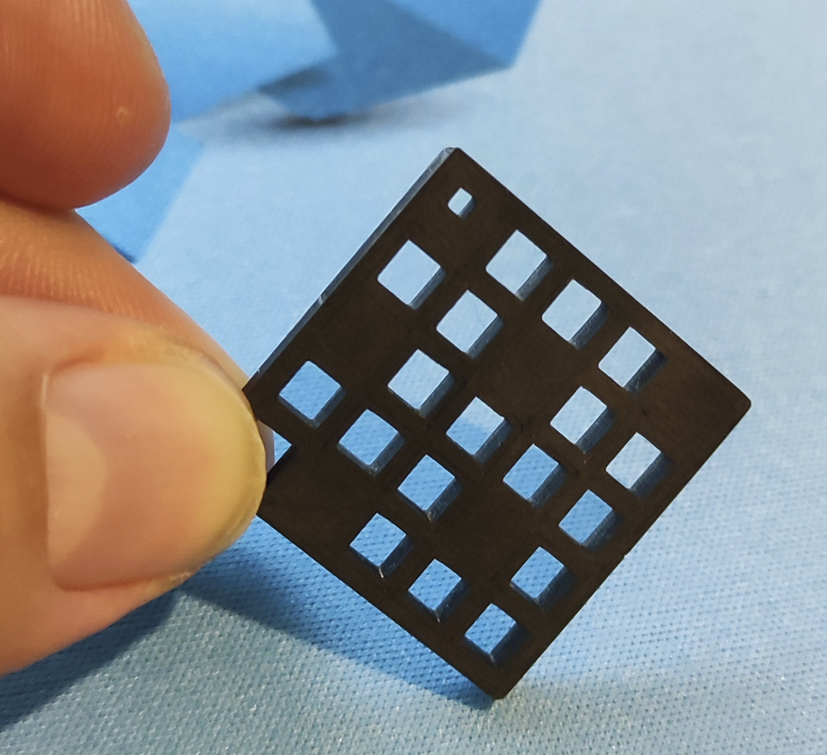 Miniatura 2 do modelo 3D Square earrings