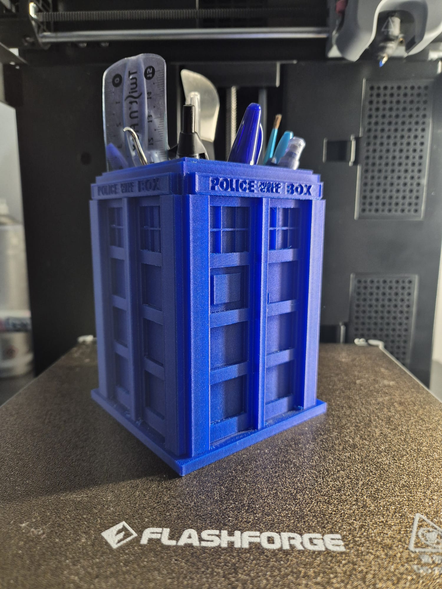 Pot à crayons Tardis