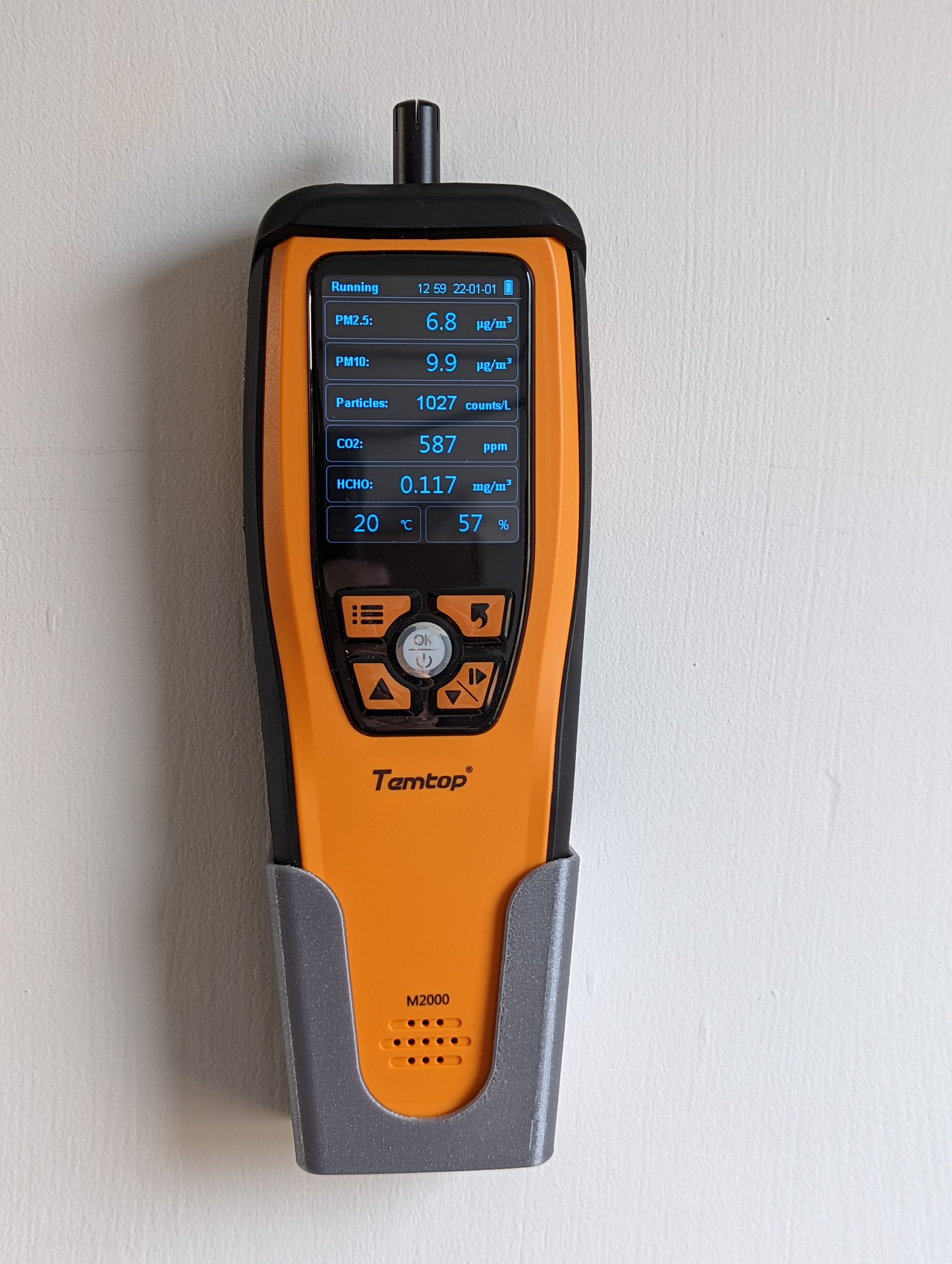 Temtop M2000 series air quality meter wall bracket by ben-s | Download ...