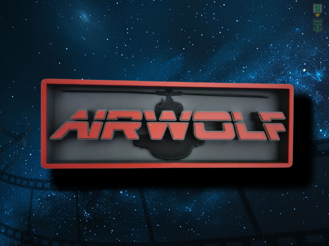 Airwolf Cinema Film Room Sign Box