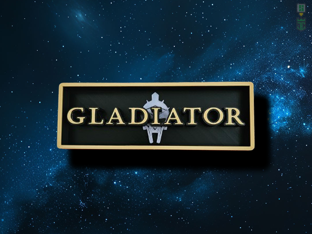 Gladiator Cinema Film Room Sign Box