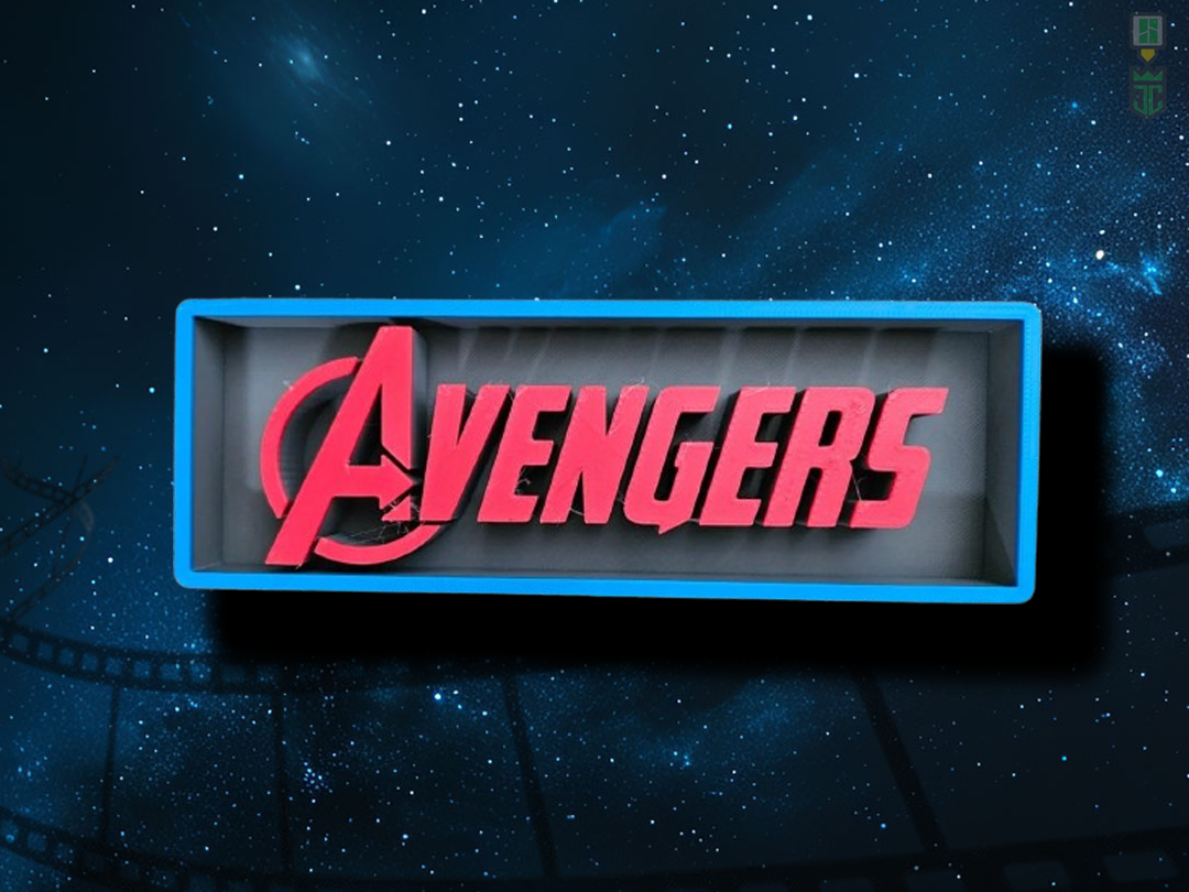 Avengers Cinema Film Room Sign Box