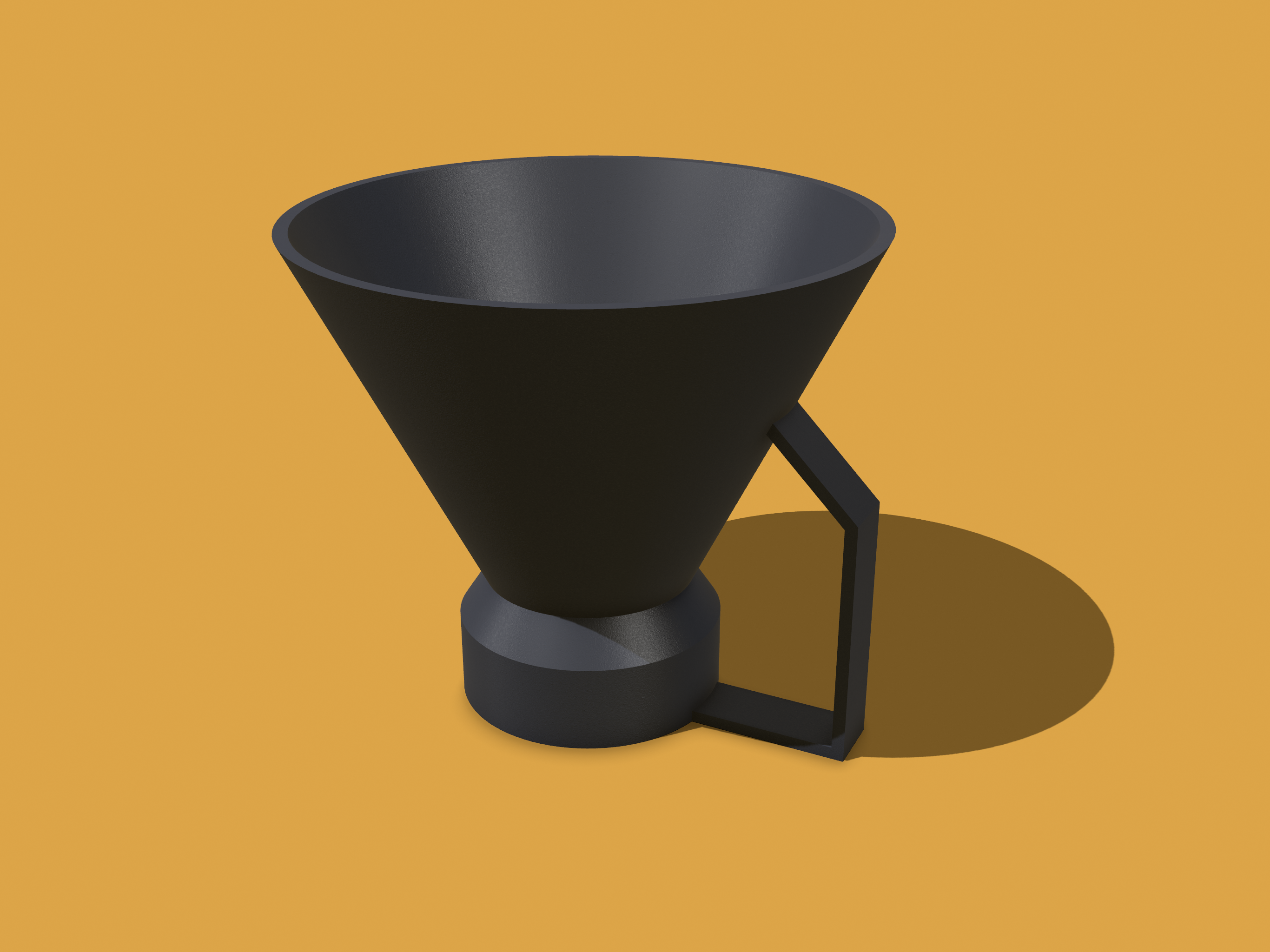 Resin bottle funnel