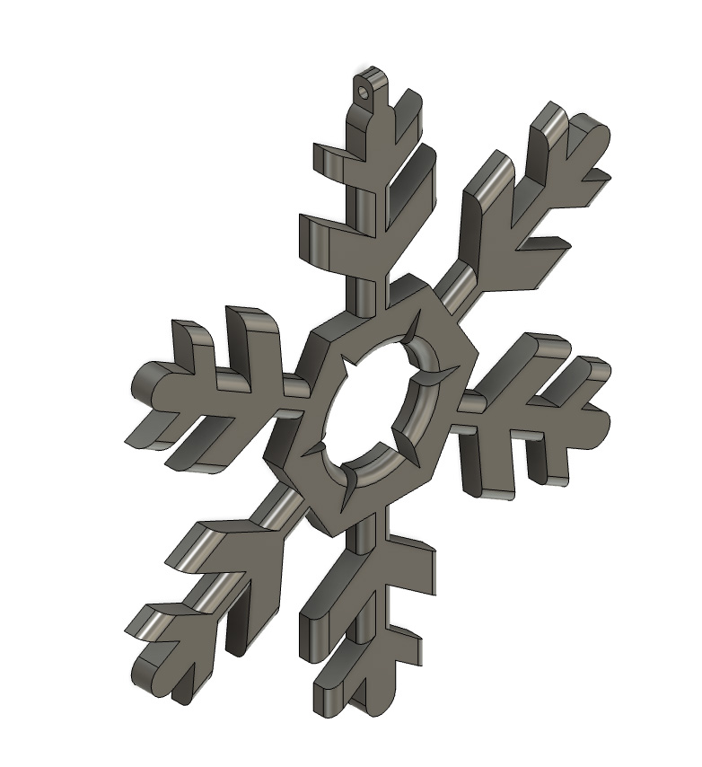 Snowflake Tree Ornament