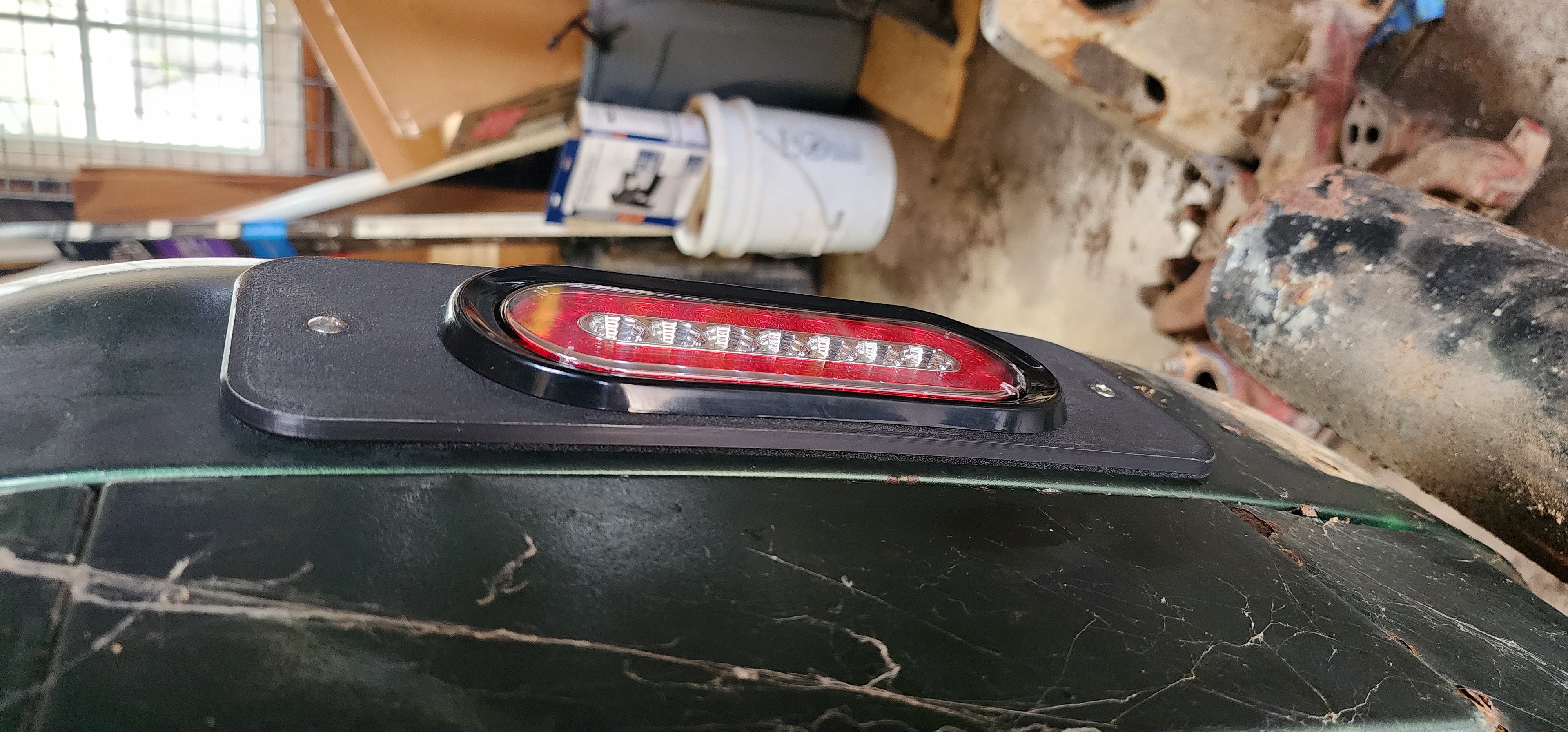 Scout 2 Tail Light Housing for 6" Oval Tail Lights (International Scout II)