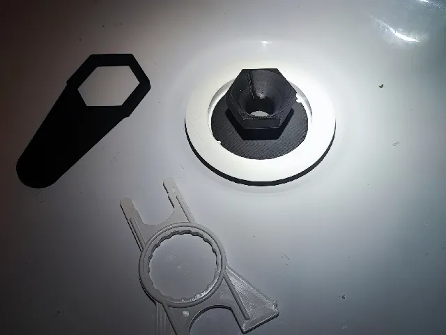 Shower siphon key 90mm