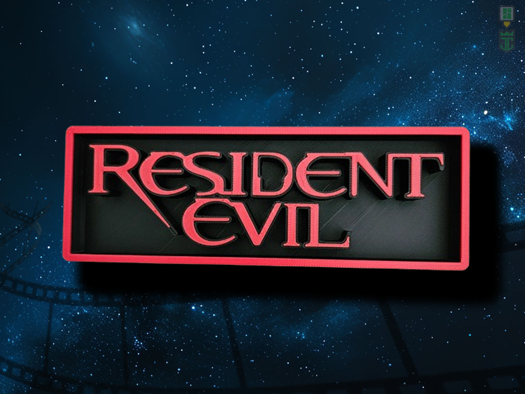 Resident Evil Cinema Film Room Sign Box