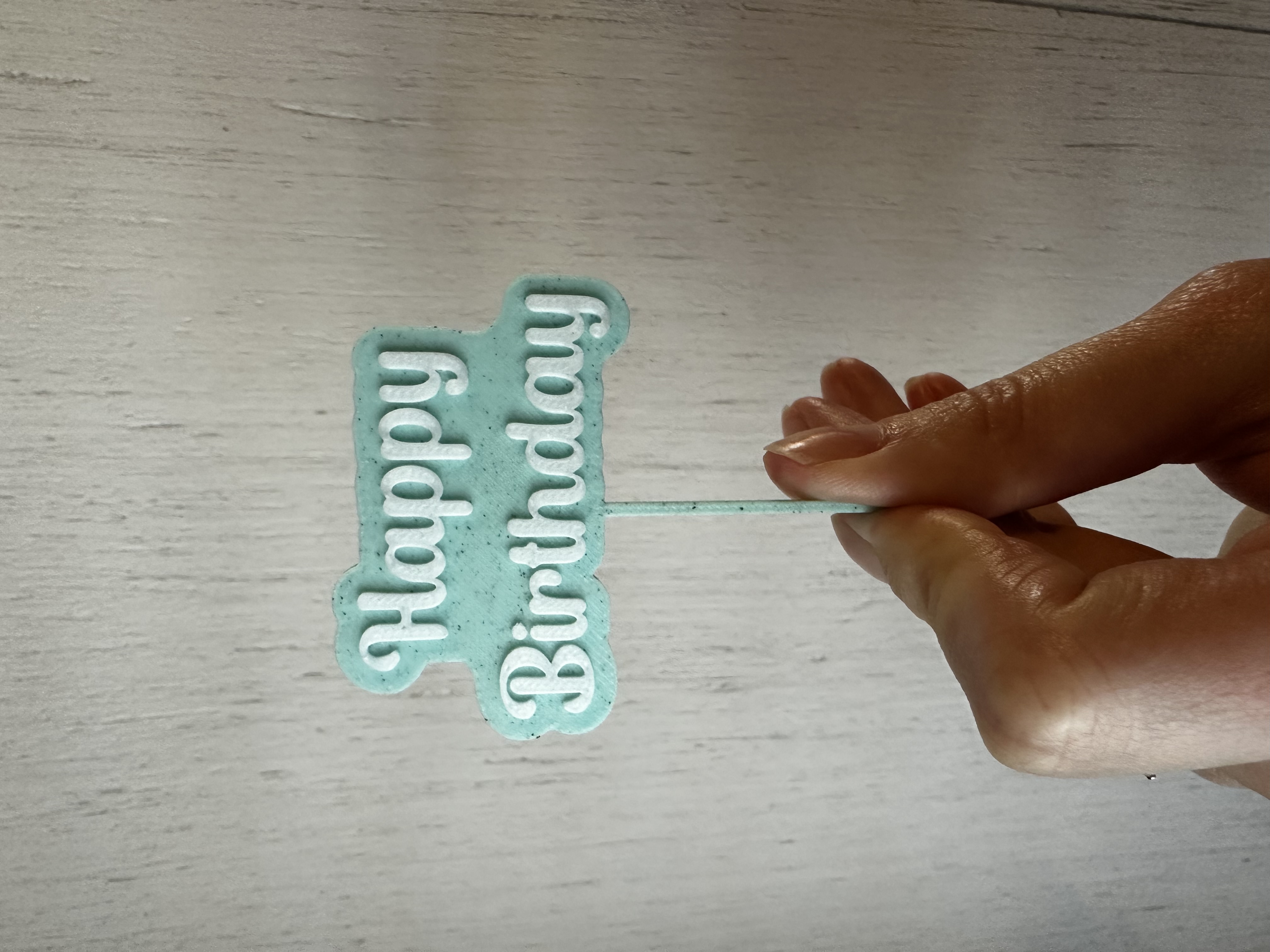 Happy Birthday Cupcake Topper