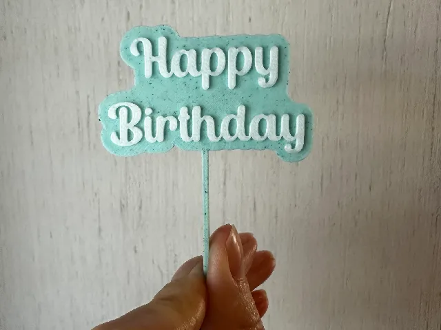 Happy Birthday Cupcake Topper