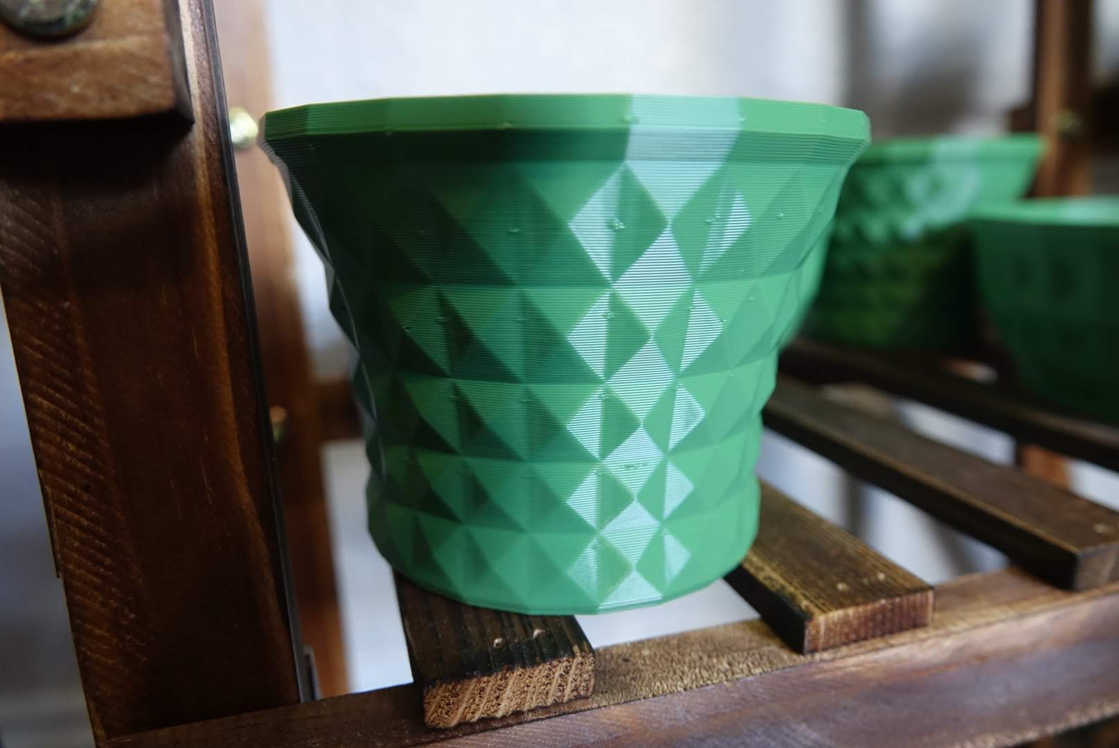 Miniatura 4 do modelo 3D Vase Mode Pot Collection - Square pattern