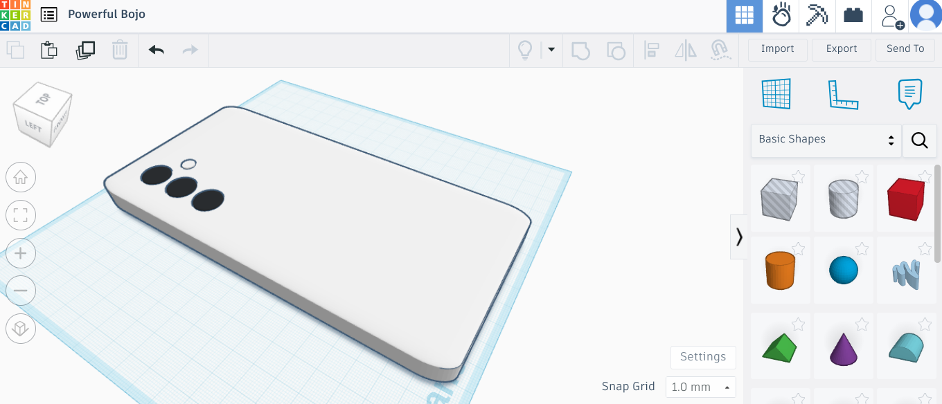 Tinkercad smartphone but better
