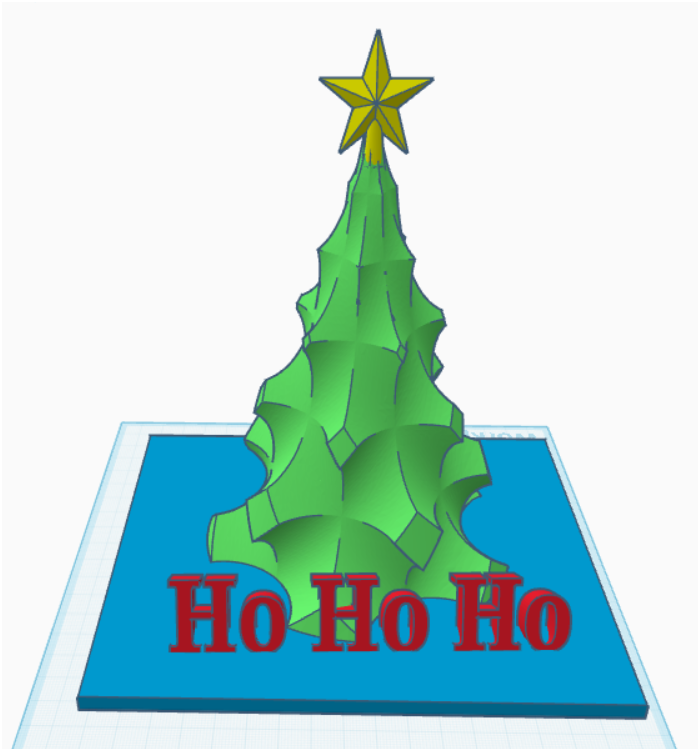 Ho Ho Ho Christmas tree