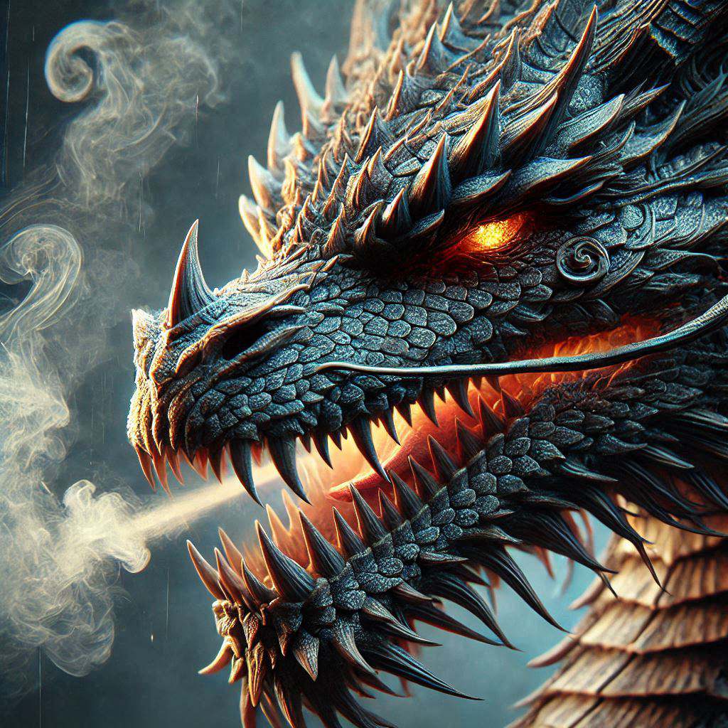 Smoke Dragon - HueForge