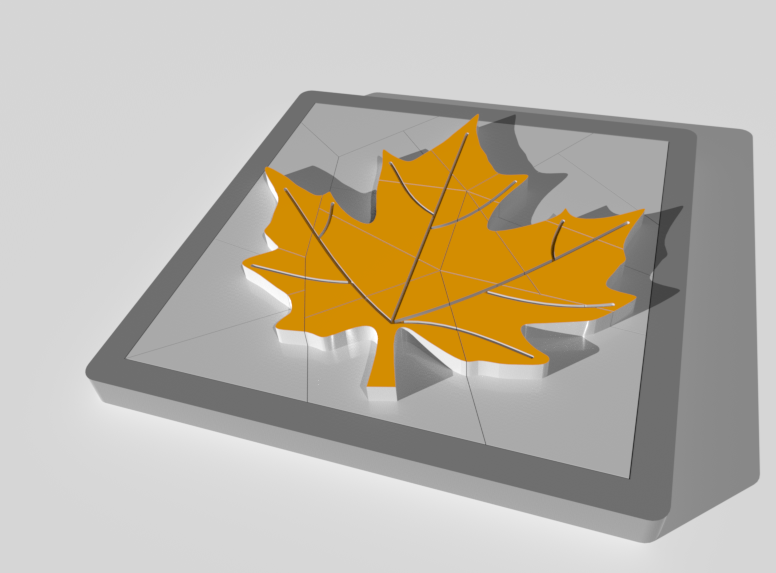Maple leaf 14 puzzle