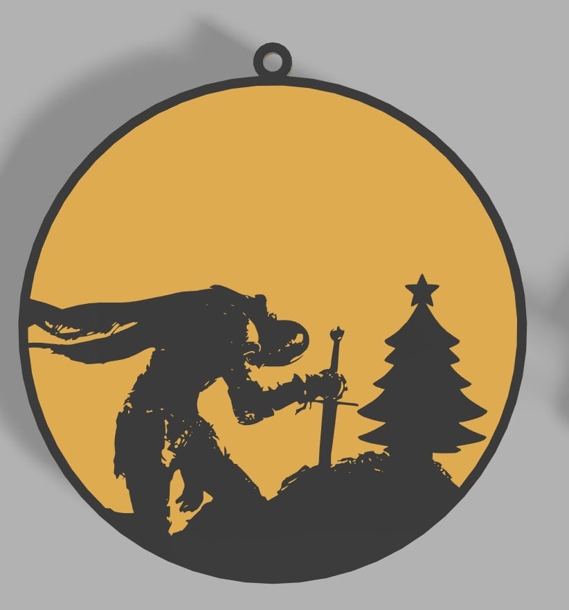 Elden Ring Christmas Ornament