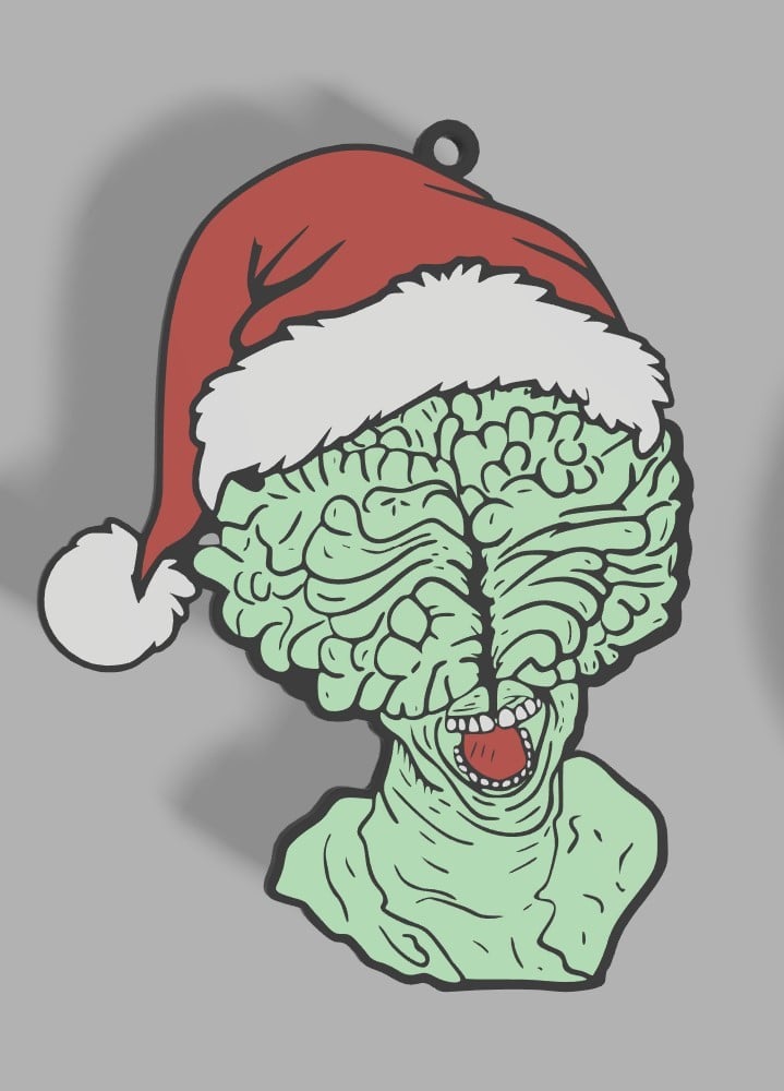Clicker christmas ornament