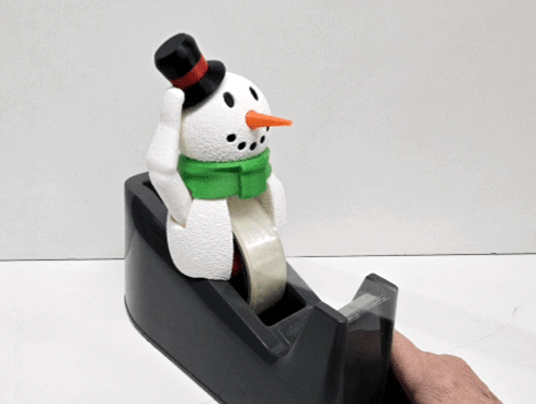 Sellotape Snowman
