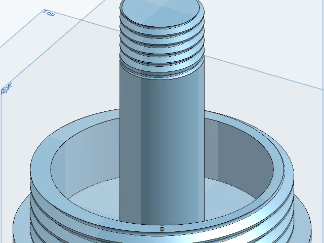 Version of base that supports 3/4in washers for US.