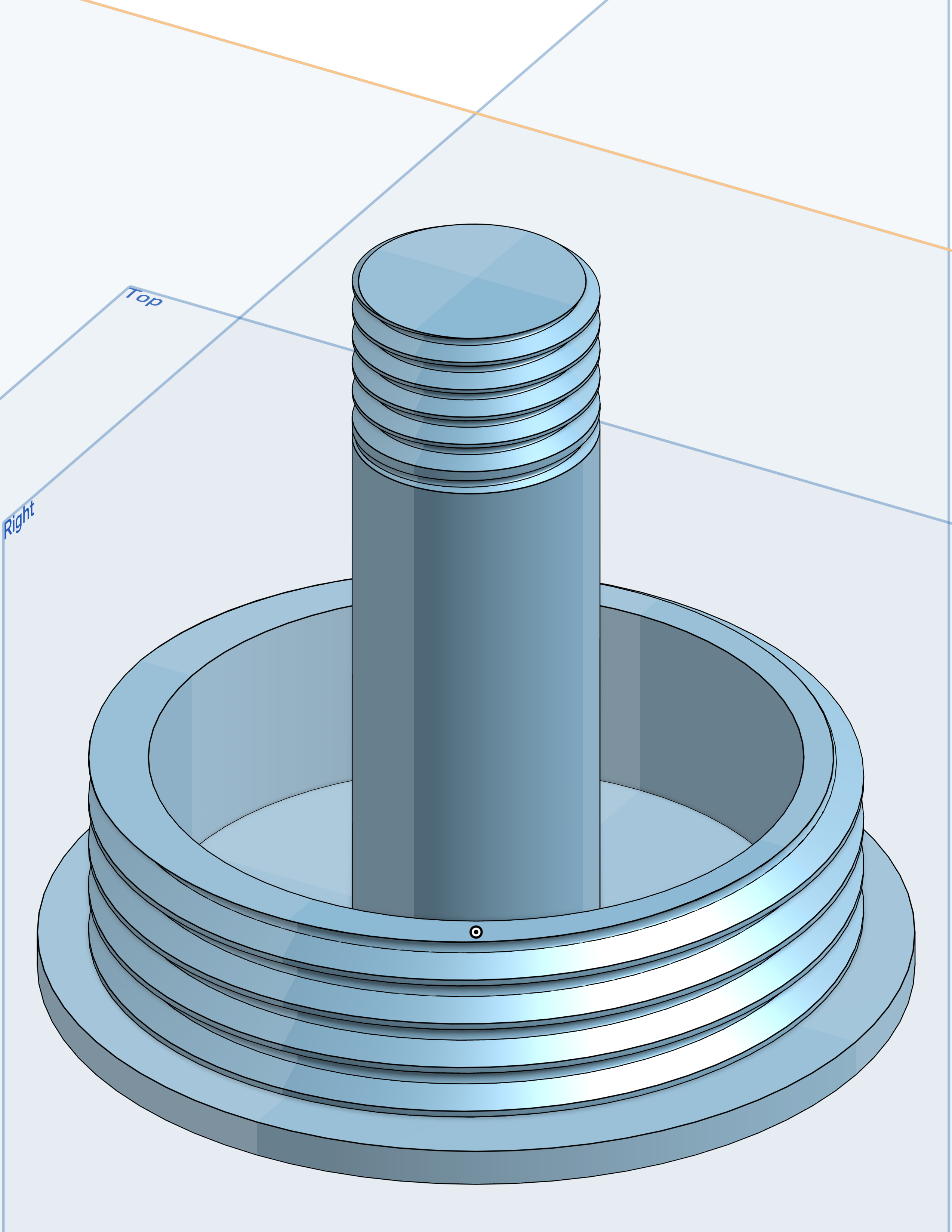 Version of base that supports 3/4in washers for US.