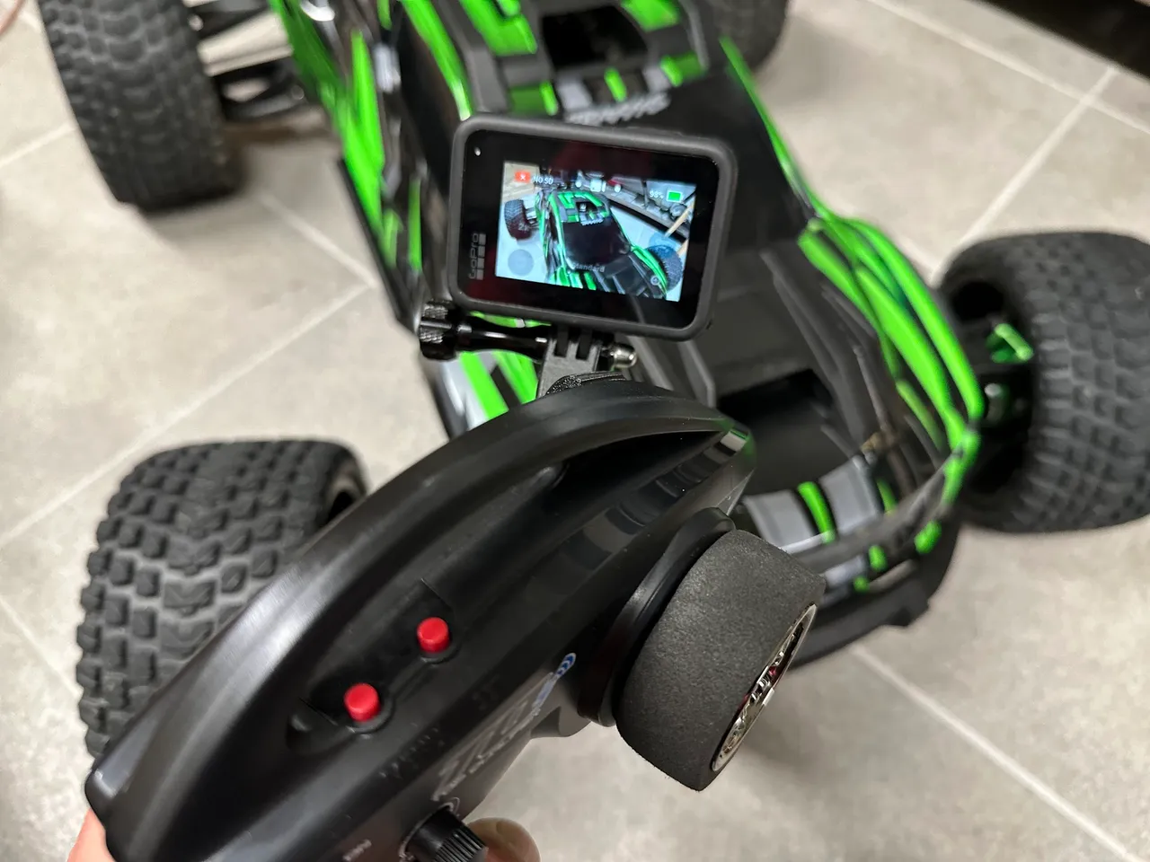Ultimate Traxxas TQi controller GoPro mount by SlawoFu Download