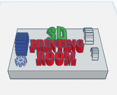 3D Printing Room Sign